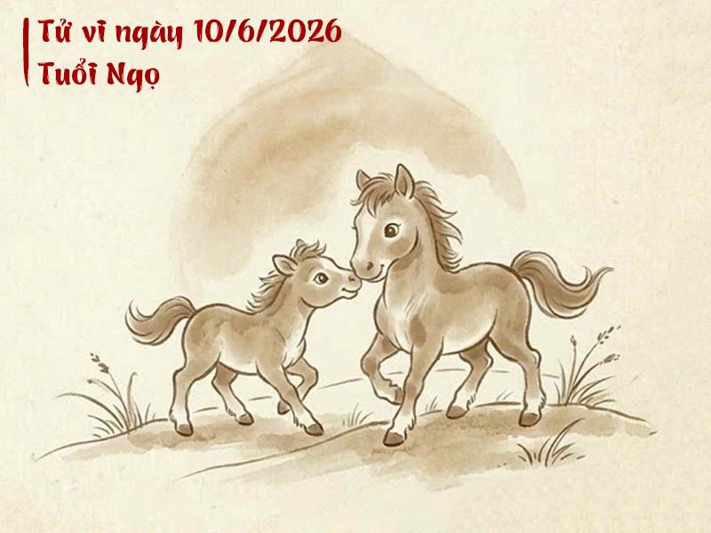 Tử vi ngày 10/6/2026 tuổi Ngọ